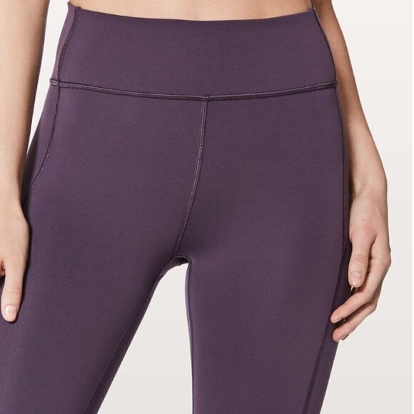Lululemon In Movement 7/8 Tight 25" Black Currant - Picture 5 of 8